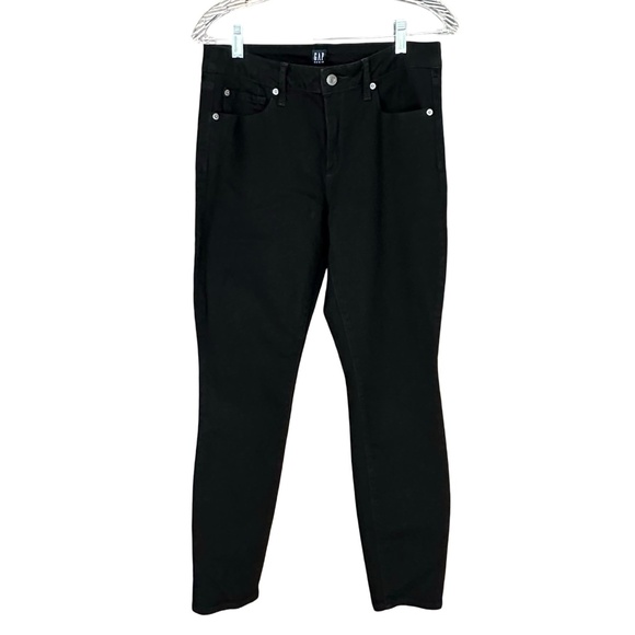 GAP EUC Women's Black Curvy True Skinny Straight Leg Jeans 30" - Picture 1 of 10